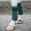 Kentucky Polar Fleece Velvet Pearls Bandages - Pine Green