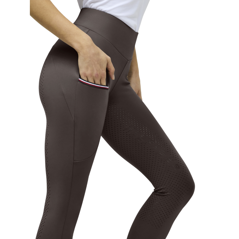 Tommy Hilfiger Elmira Women's All-Year Full Grip Leggings - Cacao-3