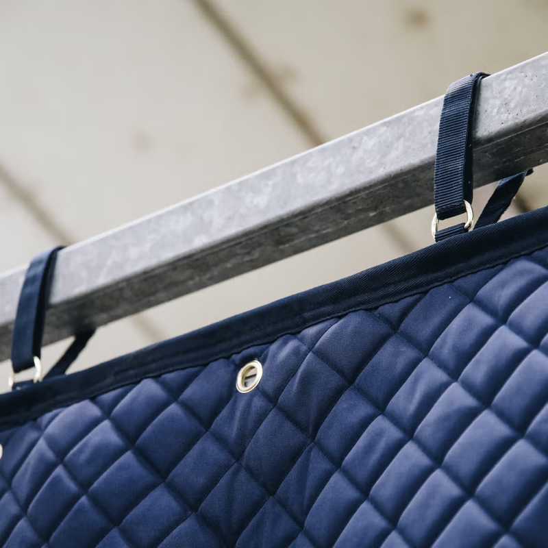 Kentucky Waterproof Stable Curtain - Navy-3