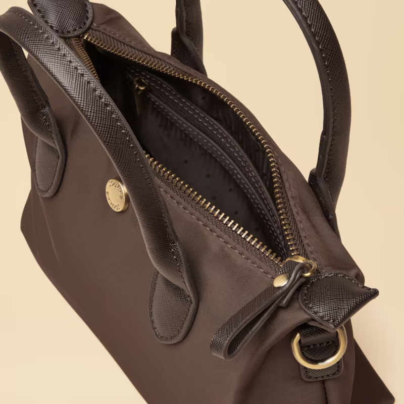 Joules Edie Crossbody Bag - Chocolate Brown-3