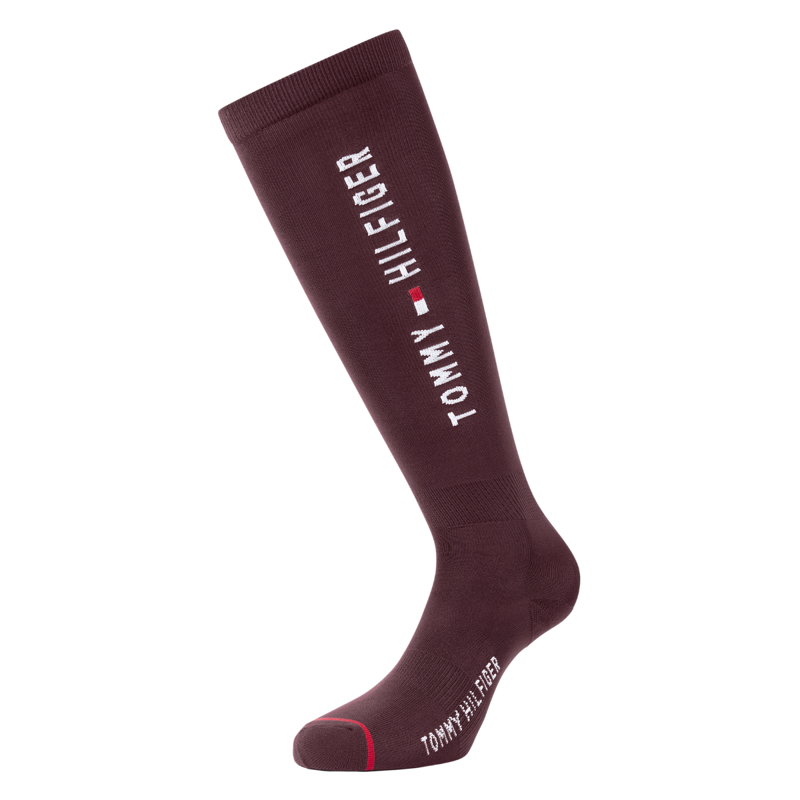 Tommy Hilfiger Clifton Riding Socks - Deep Burgundy