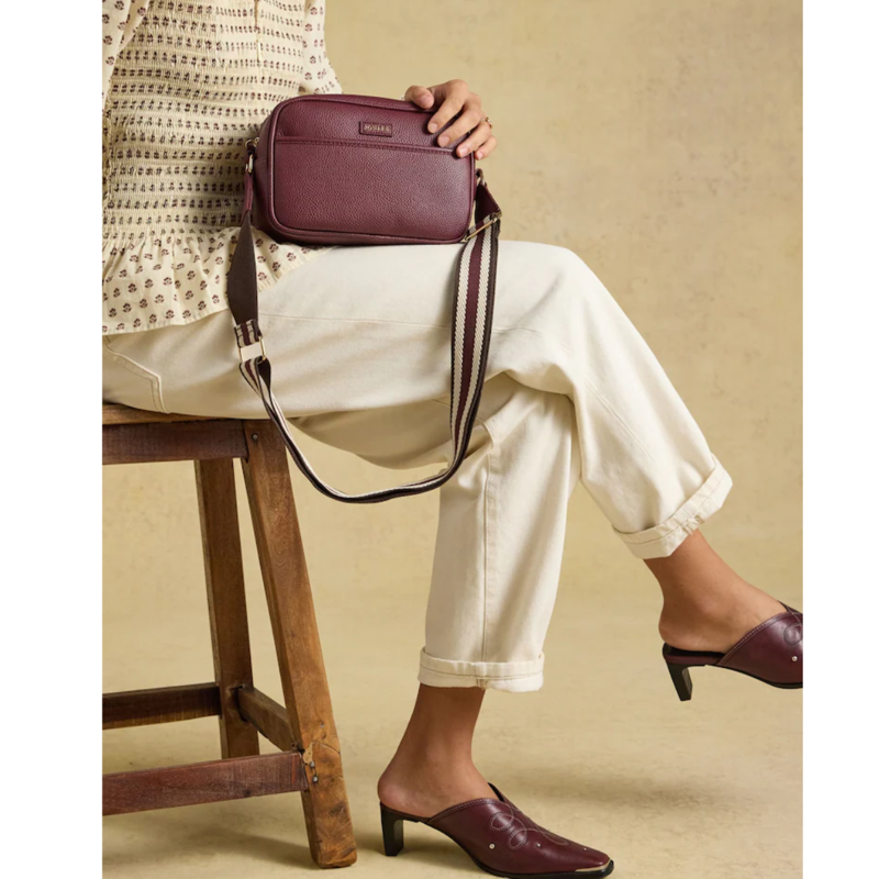 Joules Ladies Trent Cross Body Bag - Port-7