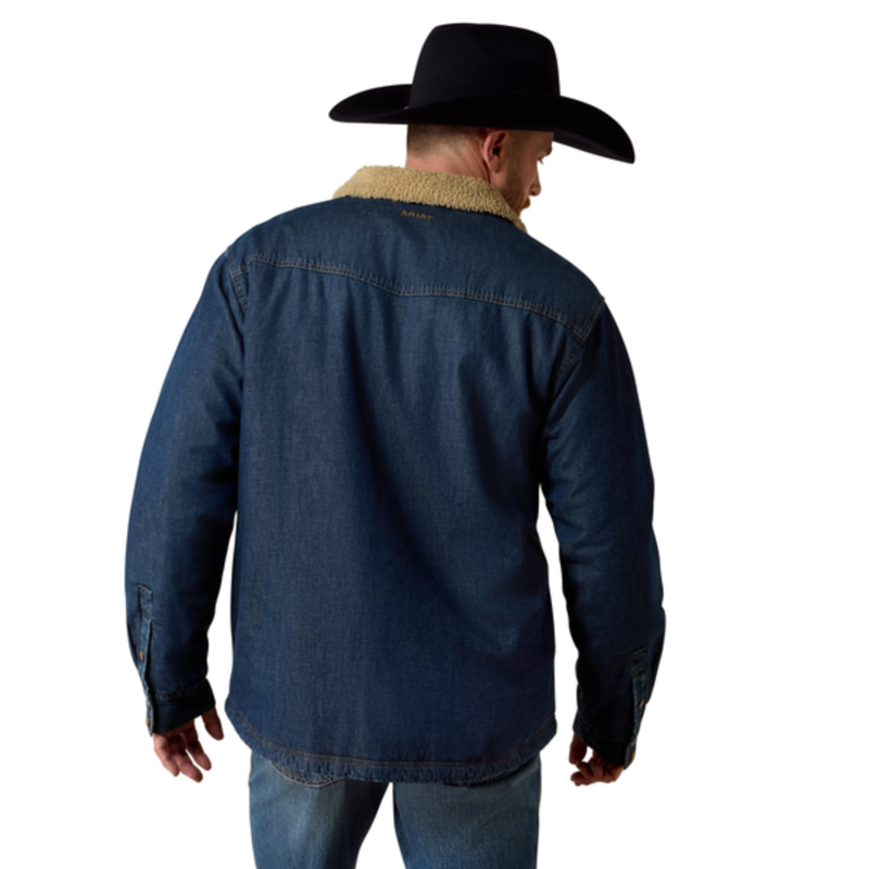 Ariat Men's Sherpa Lined Shirt Jacket - Stewart-1