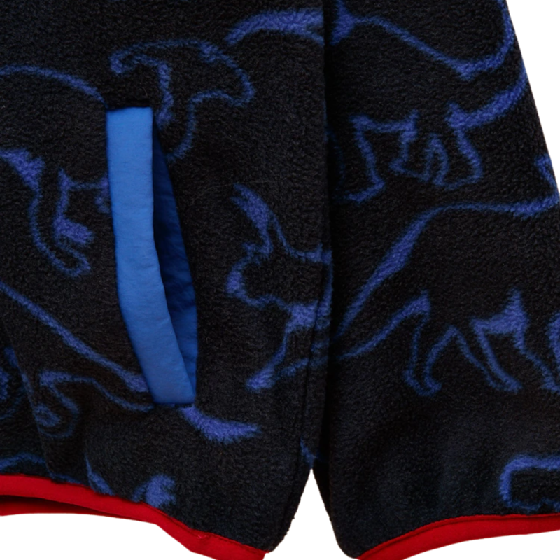 Joules Boys' Breeze Fleece - Navy Dino-3