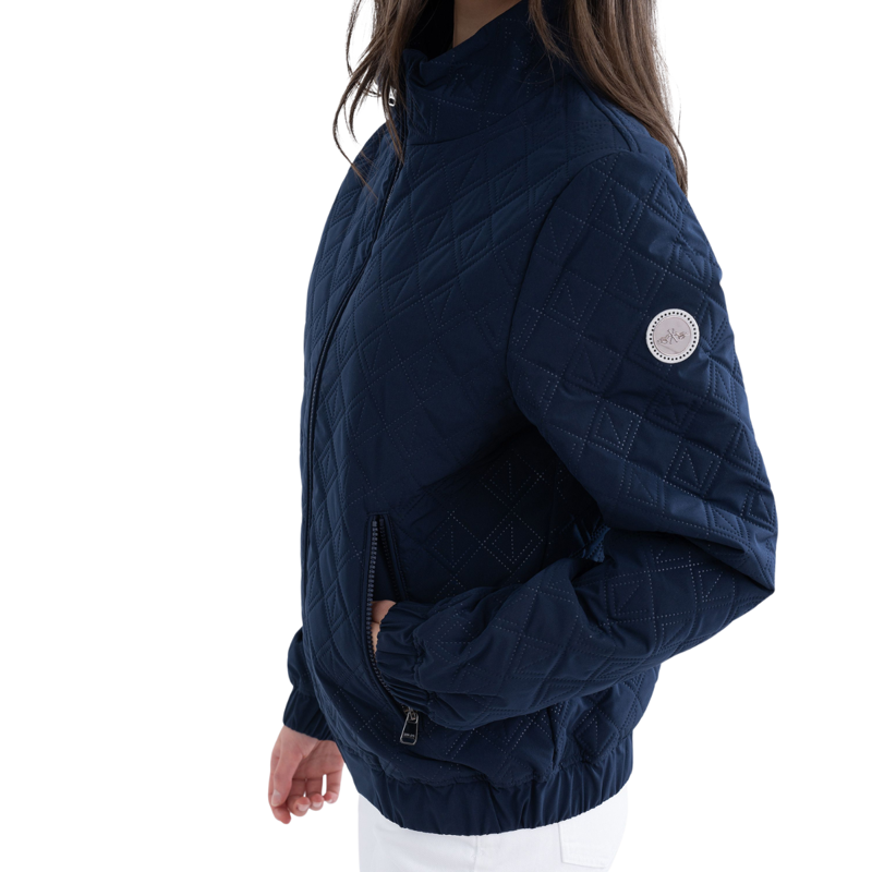 HV Polo Ladies Margot Bomber Jacket - Navy-3