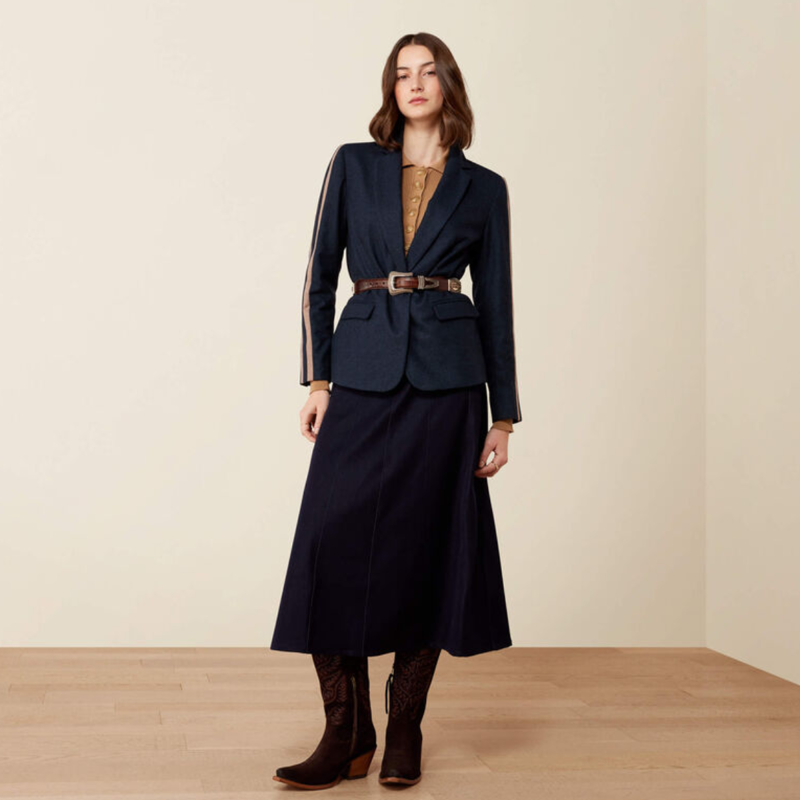 Ariat Women's Dornie Blazer - Navy-3
