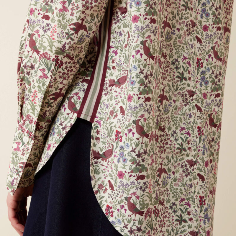 Ariat Women's Wolseley Shirt - Bird Print-3