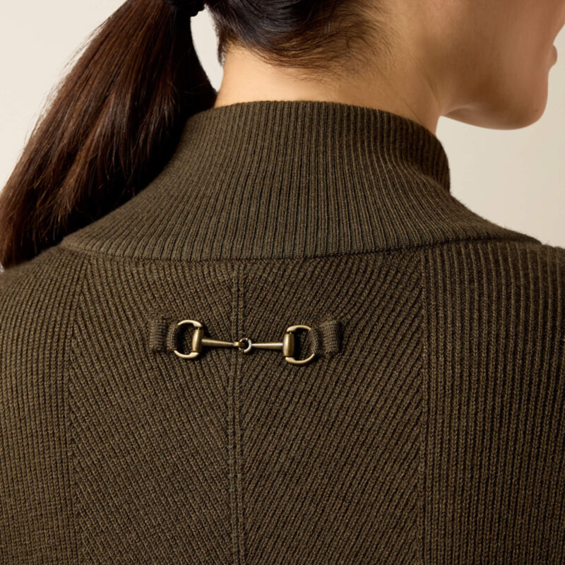 Ariat Women's Foxleigh 1/2 Zip Sweater - Earth-2