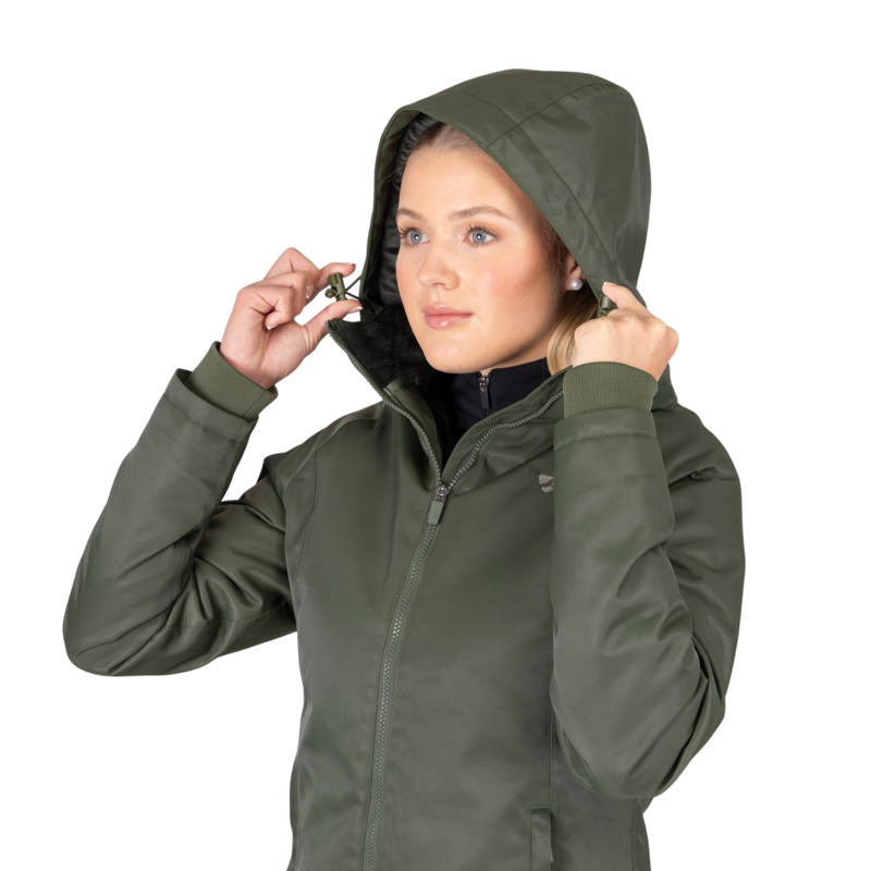 Aubrion Eltar Mid Length Waterproof Coat - Khaki-2