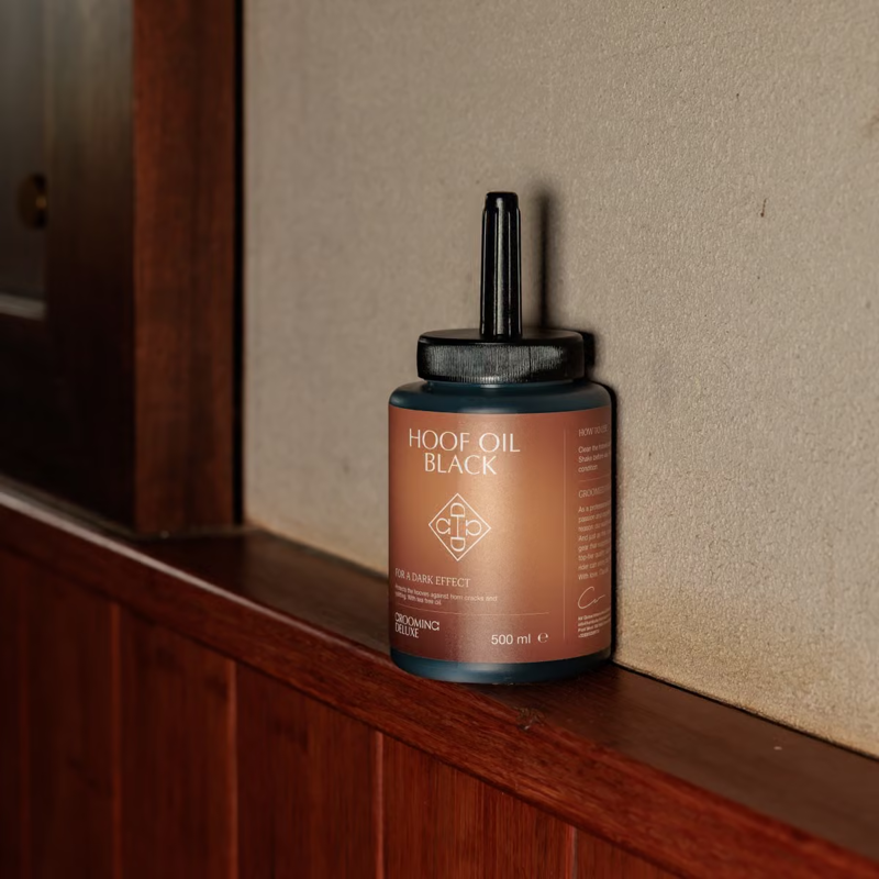 Grooming Deluxe Shine Hoof Oil 500ml - Black-3