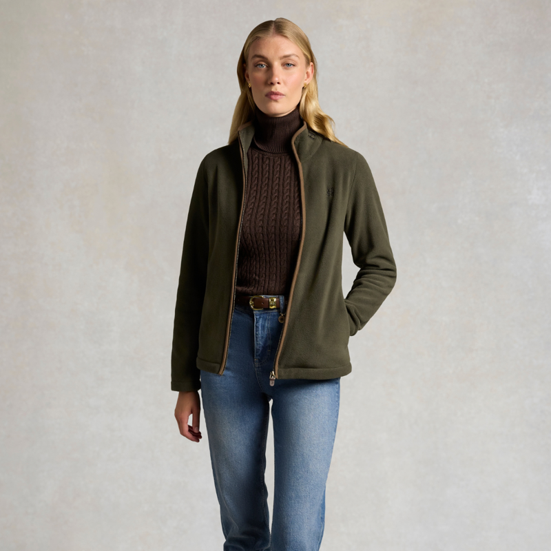 Holland Cooper Country Fleece Jacket - Classic Khaki-3