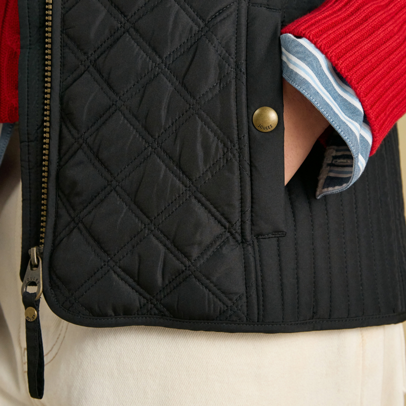 Joules Ladies Minx Gilet - Black-7