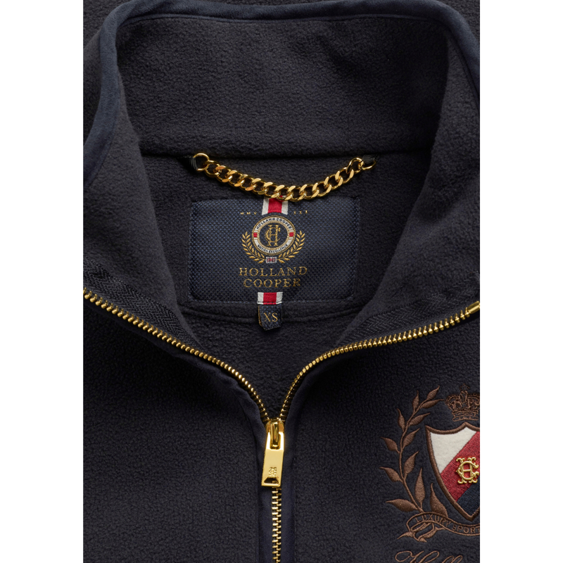 Holland Cooper Cranborne Fleece Jacket - Ink Navy-7