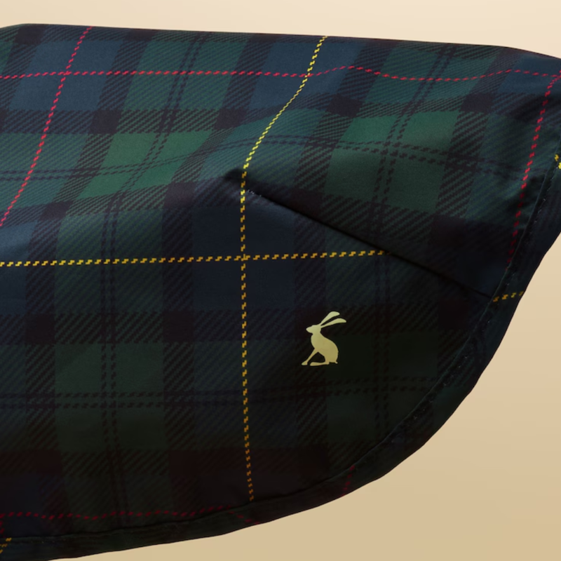 Joules Blackwatch Check Packaway Dog Jacket-4