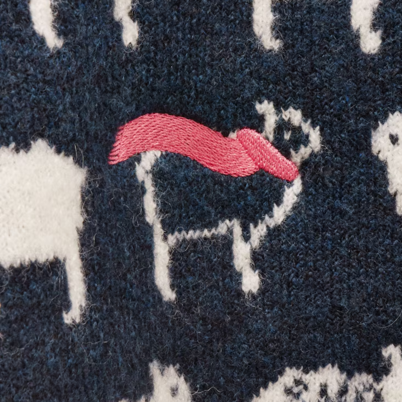 Joules Girls' Crew Jumper - Navy-3