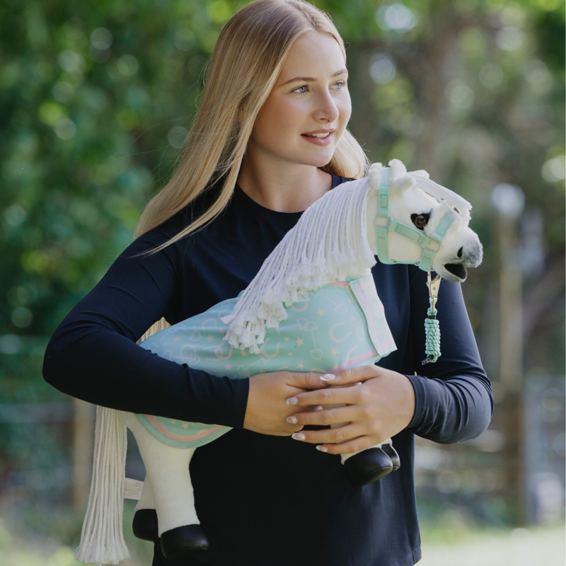 LeMieux Harlow Toy Pony Printed Rug - Softmint-3
