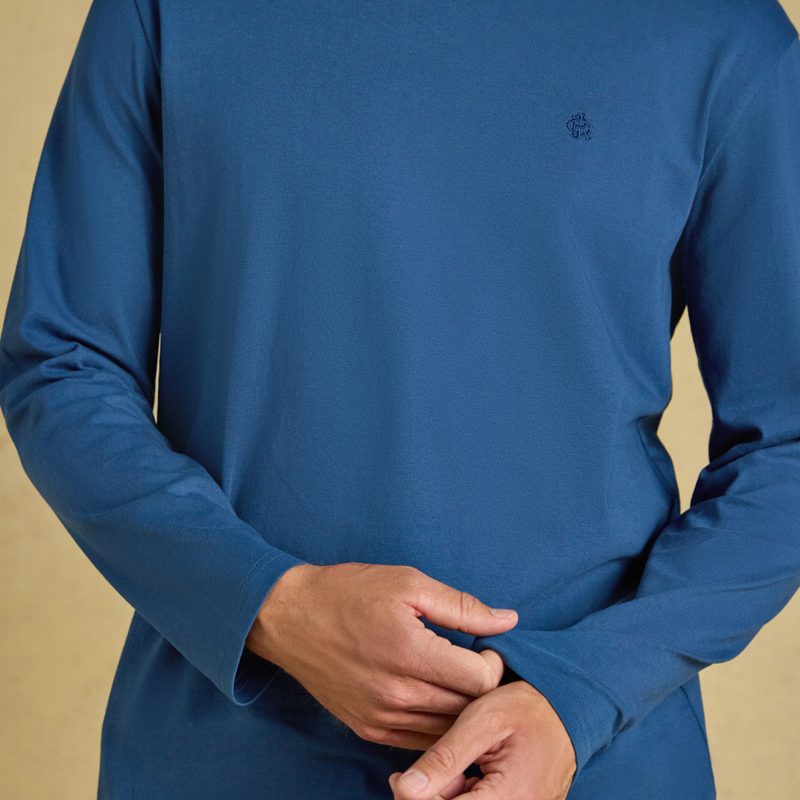 Joules Men's Lounge Top - Navy-4