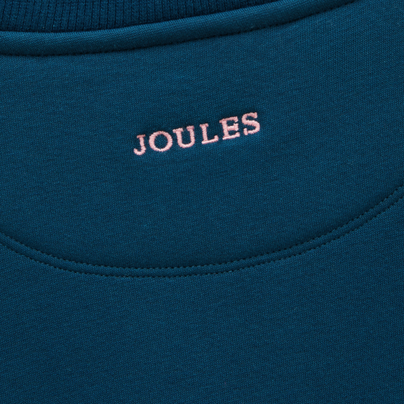 Joules Girl's Mackenzie Sweatshirt - Navy-4
