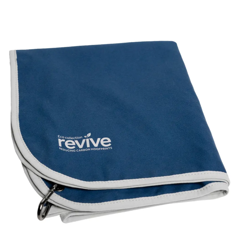 Horseware Dry Rug Revive Towel - Navy/Silver-3