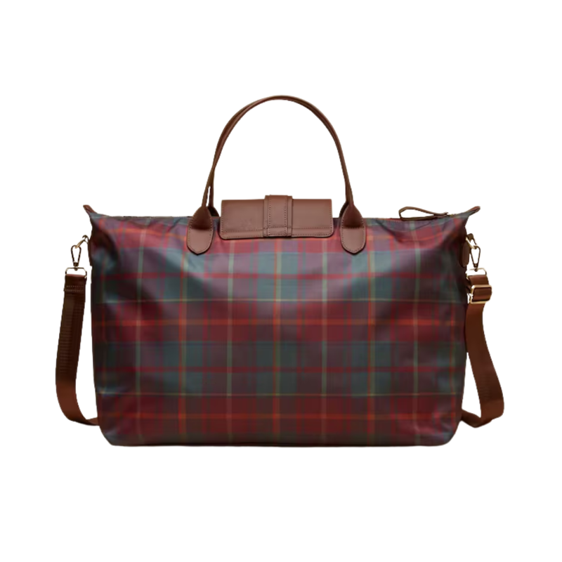 Joules Edie Weekend Bag - Red Check-3