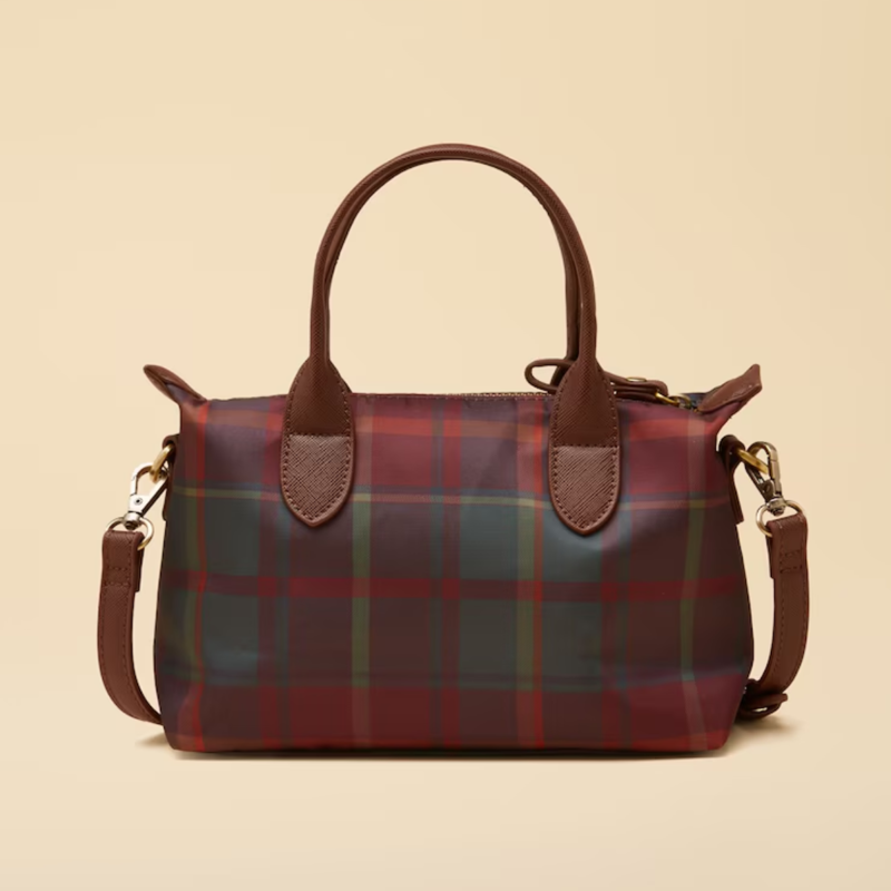 Joules Edie Crossbody Bag - Red Check-2