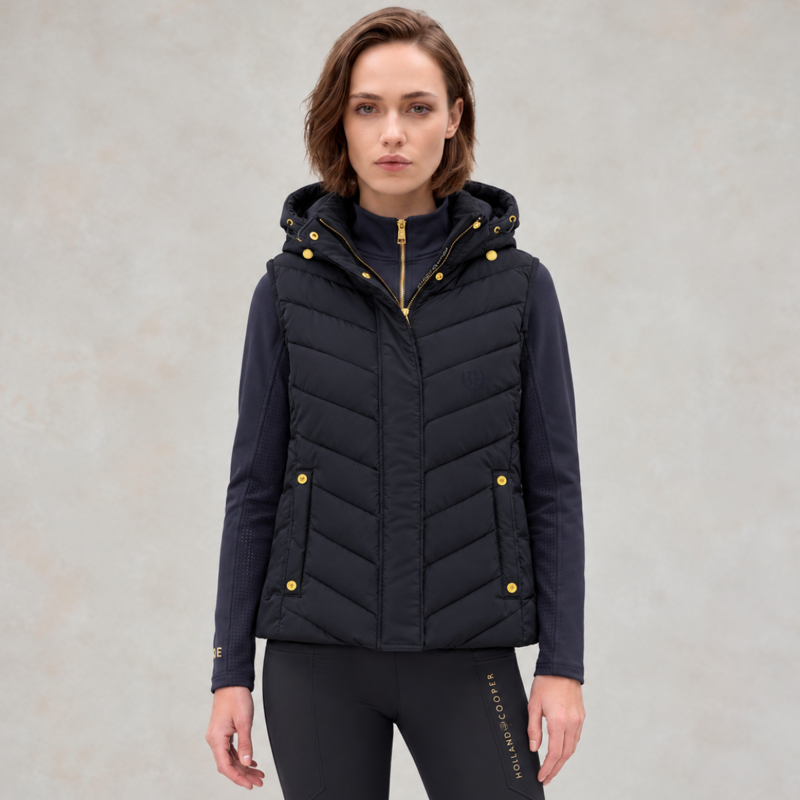 Holland Cooper Cranborne Puffer Gilet - Ink Navy