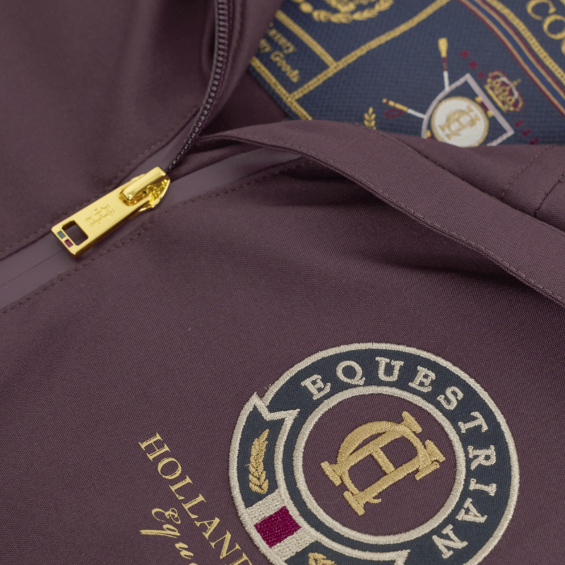 Holland Cooper Chiltern Team Waterproof Jacket - Mulberry-3