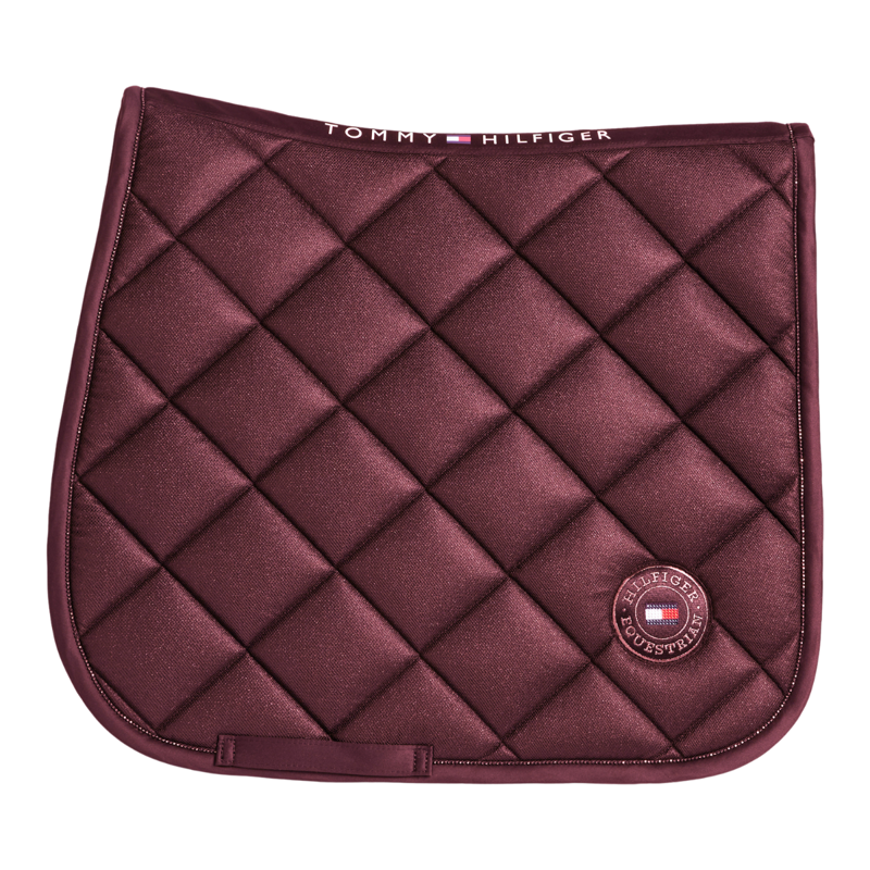 Tommy Hilfiger Parsons Dressage Saddlepad - Deep Burgundy