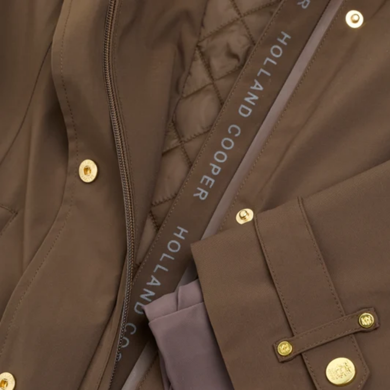 Holland Cooper Folgate Rain Coat - Chestnut-5