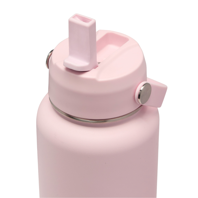 Gym + Coffee 1L Hydrate Bottle - Ballet Pink-2