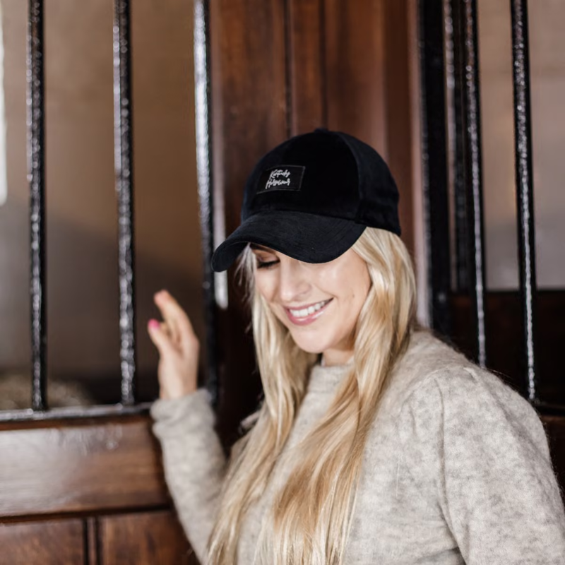 Kentucky Velvet Sammy Cap - Black-2