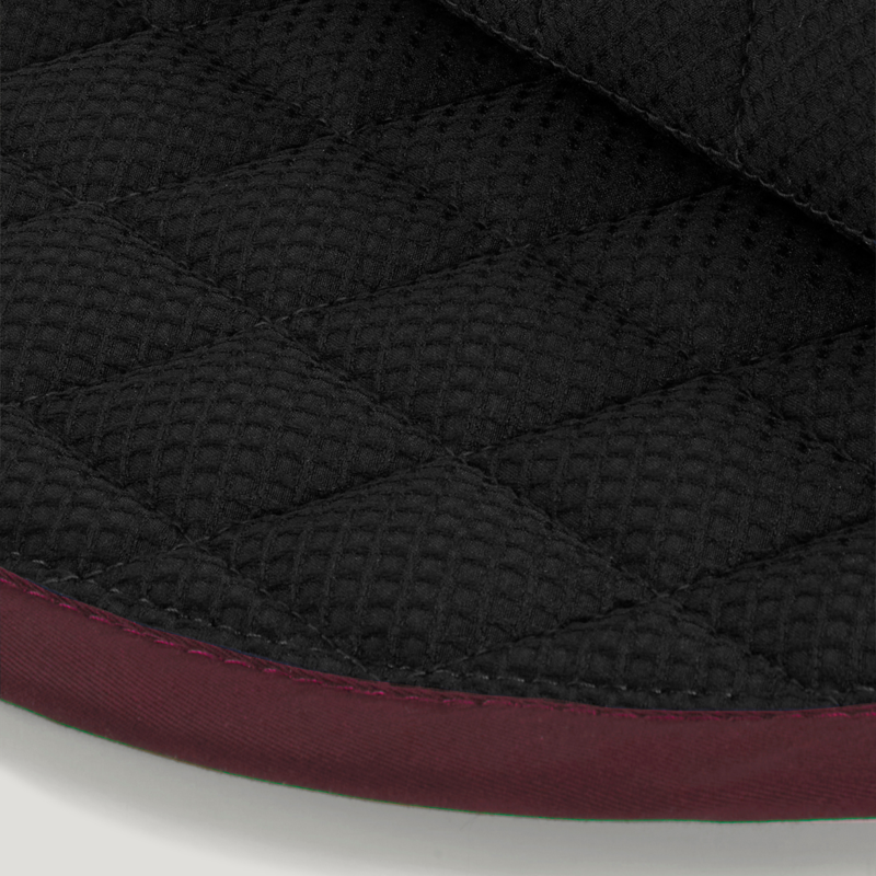 Tommy Hilfiger Stanford Jumping Saddlepad - Deep Burgundy-4
