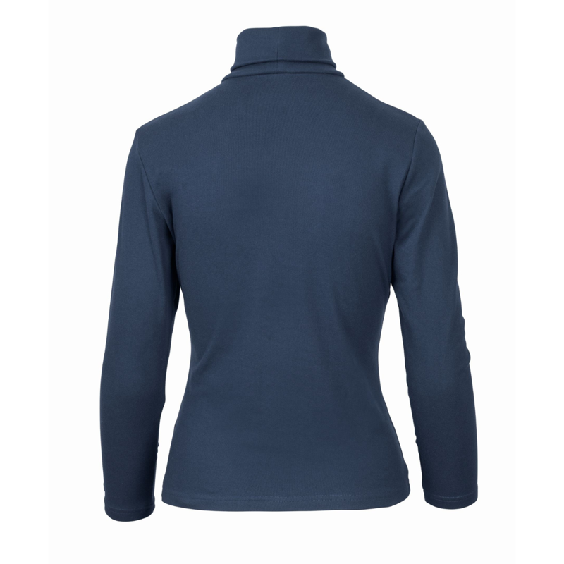 Woof Wear Ladies Roll Neck Shirt - Navy-3