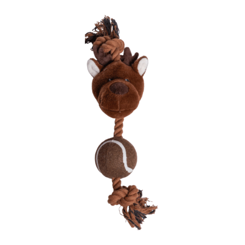 Hem and Boo Christmas Tennis Ball Rope Characters-4