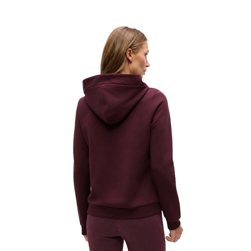 Tommy Hilfiger Capsule Collection Women's Estelle Rhinestone Hoodie - Deep Burgundy-1