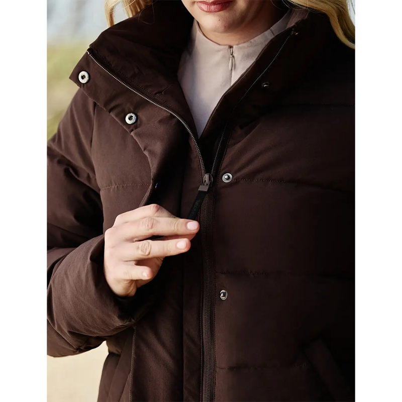 WeatherBeeta Insulated High Neck Jacket - Espresso-3