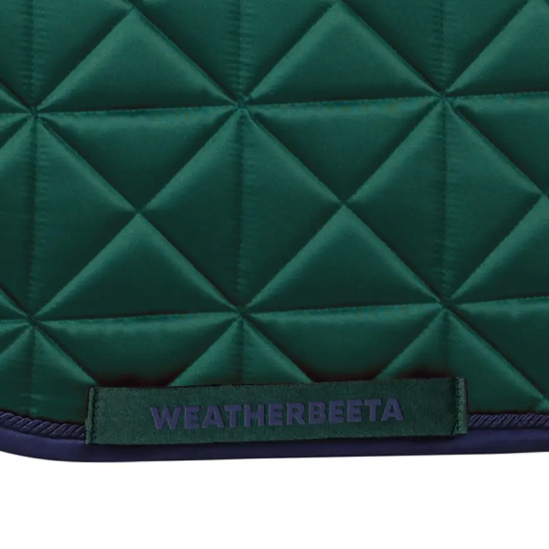 WeatherBeeta Satin Pro Air-Tec Dressage Saddlepad - Forest Green-3