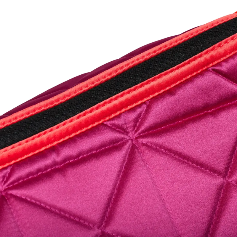 WeatherBeeta Satin Pro Air-Tec Dressage Saddlepad - Magenta-3