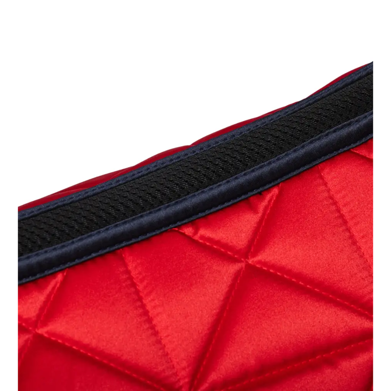 WeatherBeeta Satin Pro Air-Tec Dressage Saddlepad - Red-3