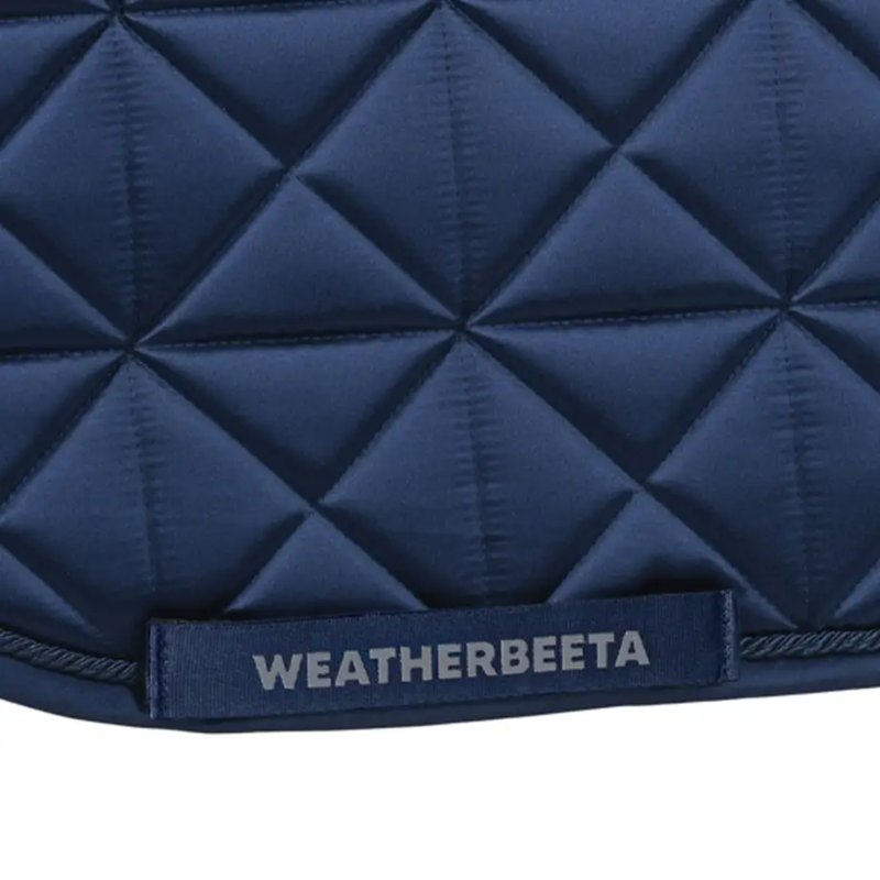 WeatherBeeta Satin Pro Air-Tec Euro Jump Saddlepad - Navy-3