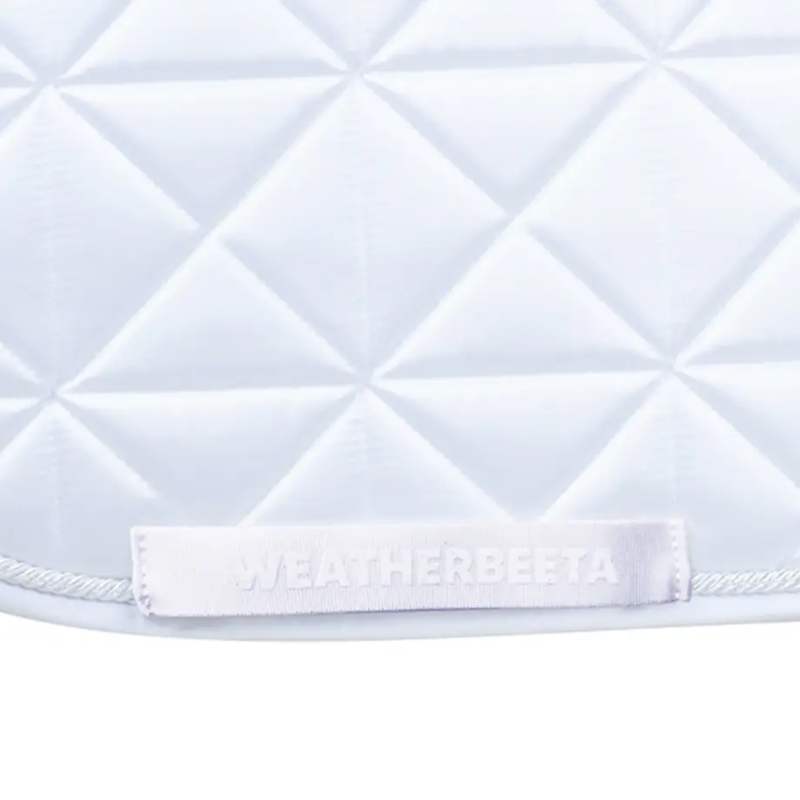 WeatherBeeta Satin Pro Air-Tec Euro Jump Saddlepad - White	-3