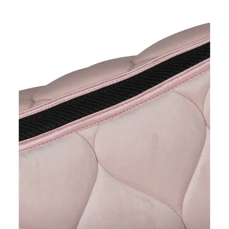WeatherBeeta Velvet Dressage Saddlepad - Pink-3
