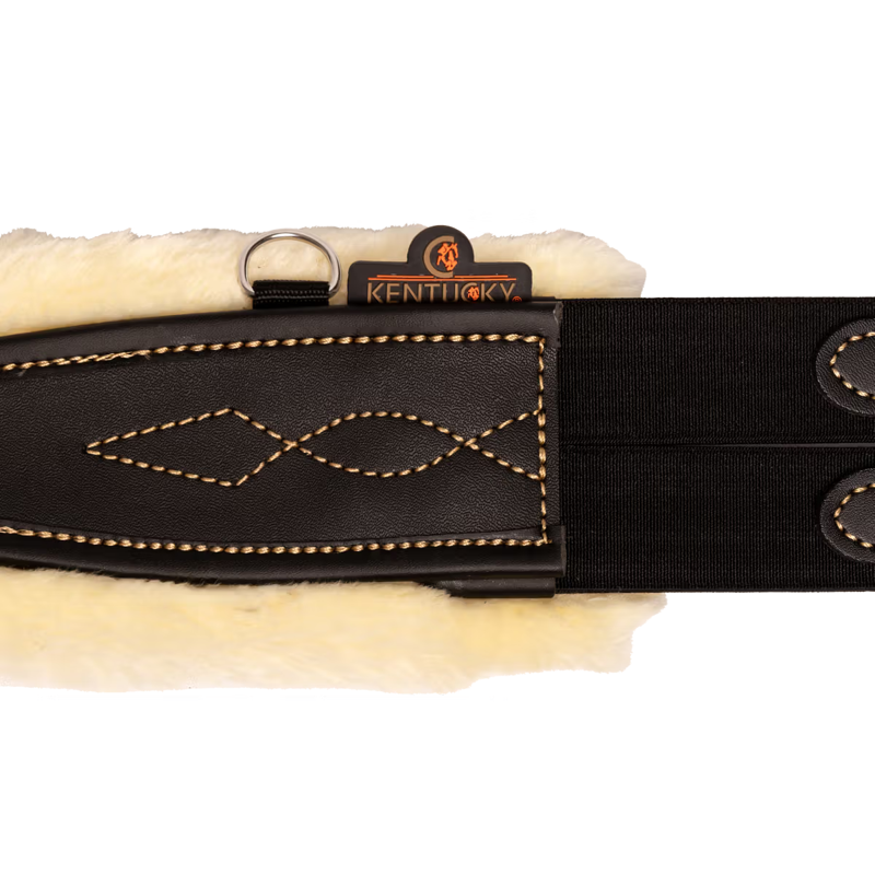 Kentucky Sheepskin Anatomic Girth - Black-3