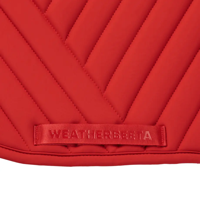 WeatherBeeta Softshell Pro Grip Dressage Saddlepad - Red-3