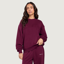 Gym + Coffee Women's Daily Relaxed Fit Crewneck - Cherry Crush