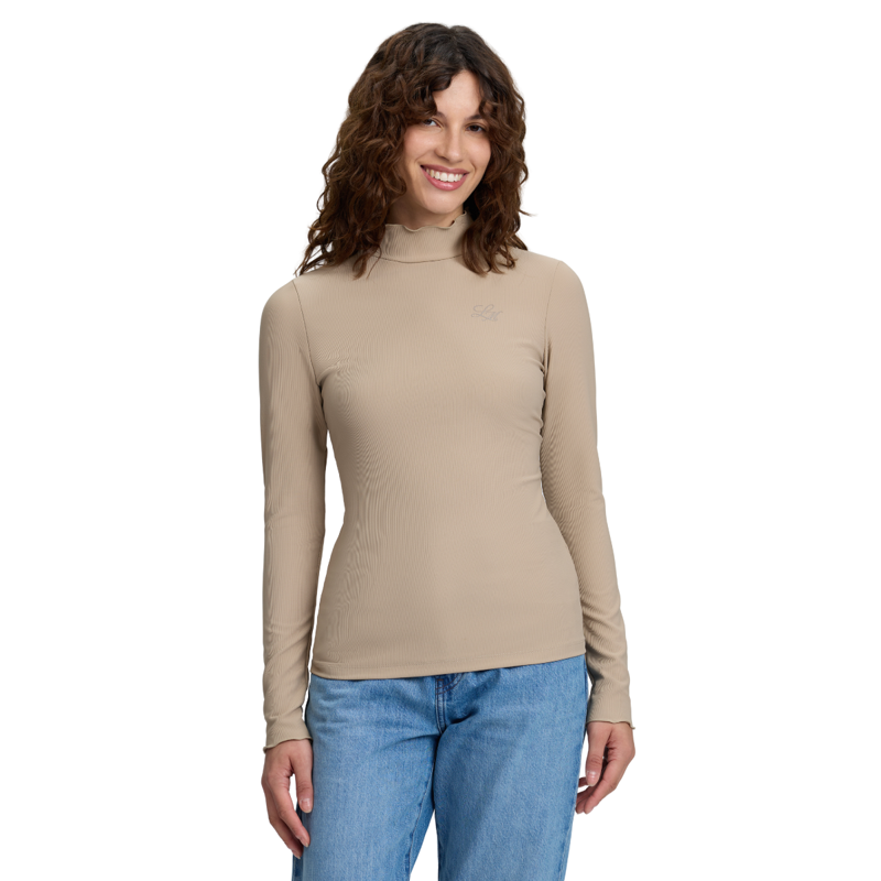 LeMieux Lustre Ribbed Top - Champagne