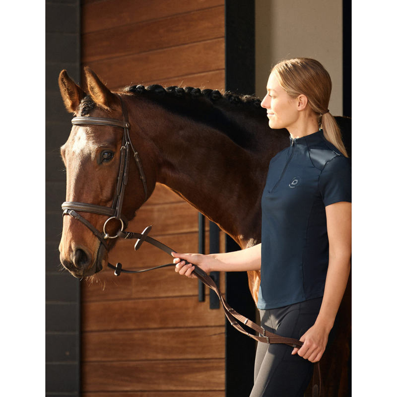 Dublin Padded Flash Bridle - Brown-3