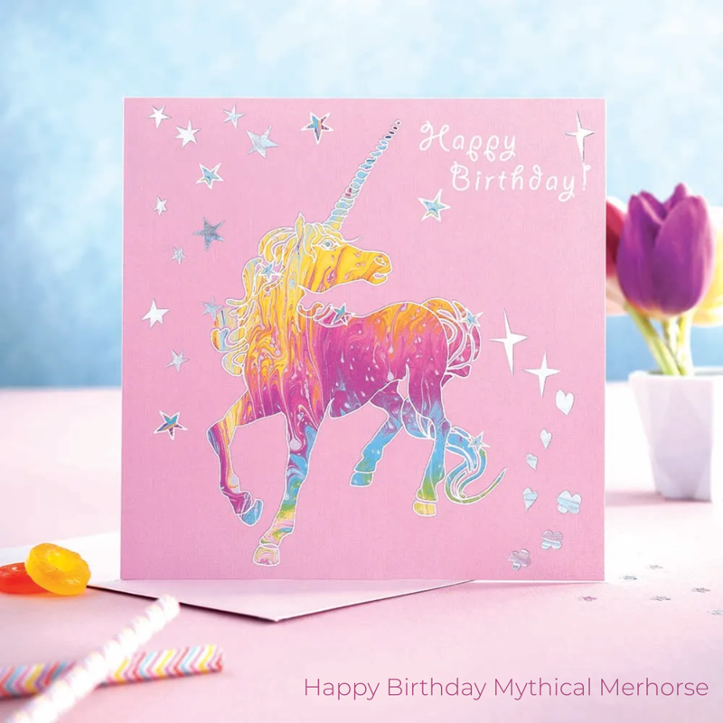 Deckled Edge Prancing Myth Card-5