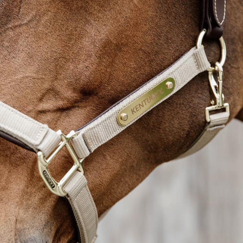Kentucky Nylon Anatomic Halter - Beige-2