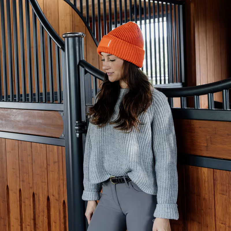 Kentucky Rubber Logo Beanie - Orange-3